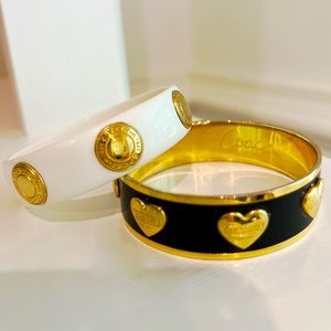 Set of 2 COACH enamel bangles
